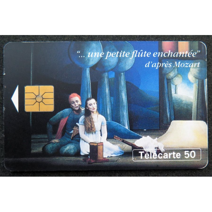 Carte téléphonique Télécarte 50 Une petite flûte enchantée d'après Mozart