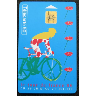 Carte téléphonique télécarte 50 Tour de France 1996