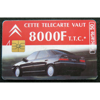 Carte téléphonique télécarte 50 unités Cette télécarte vaut 8000 F chez Citroën Félix Faure