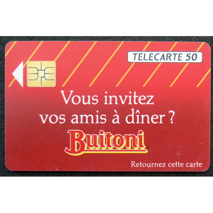 Carte téléphonique télécarte 50 unités Buitoni