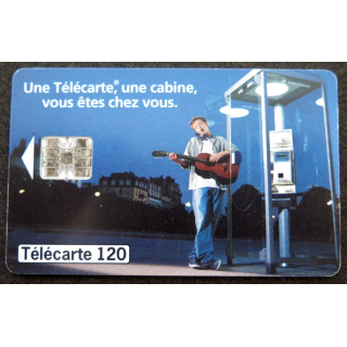 Carte téléphonique télécarte 120 unités Une télécarte, une cabine, vous êtes chez vous