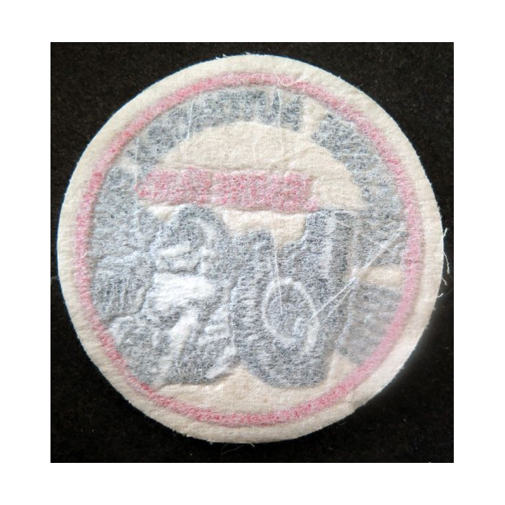 Insigne tissu de l'écurie automobile Jeanne d'Arc diamètre 8,5 cm