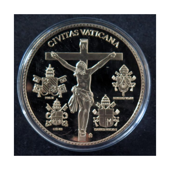 médaille du Pape Jean-Paul II Joannes Paulus II P.M. 16 . X . 1978 diamètre 7 cm