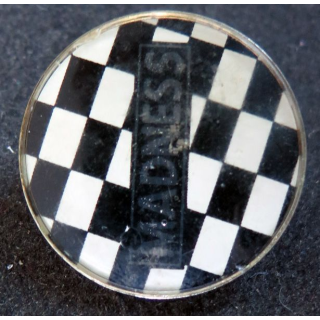 Insigne de boutonnière 2,5 cm diamètre Madness Rock