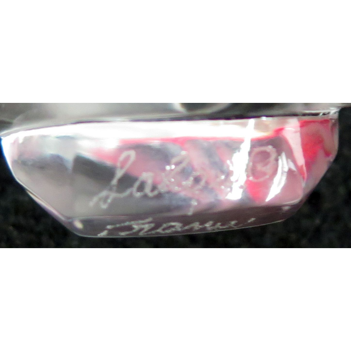 Poisson en cristal de Lalique 5 x 5,5 cm signé