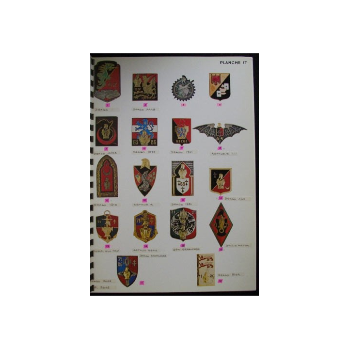 Les insignes du Génie Major DUPIRE Textes & 39 planches photos couleur