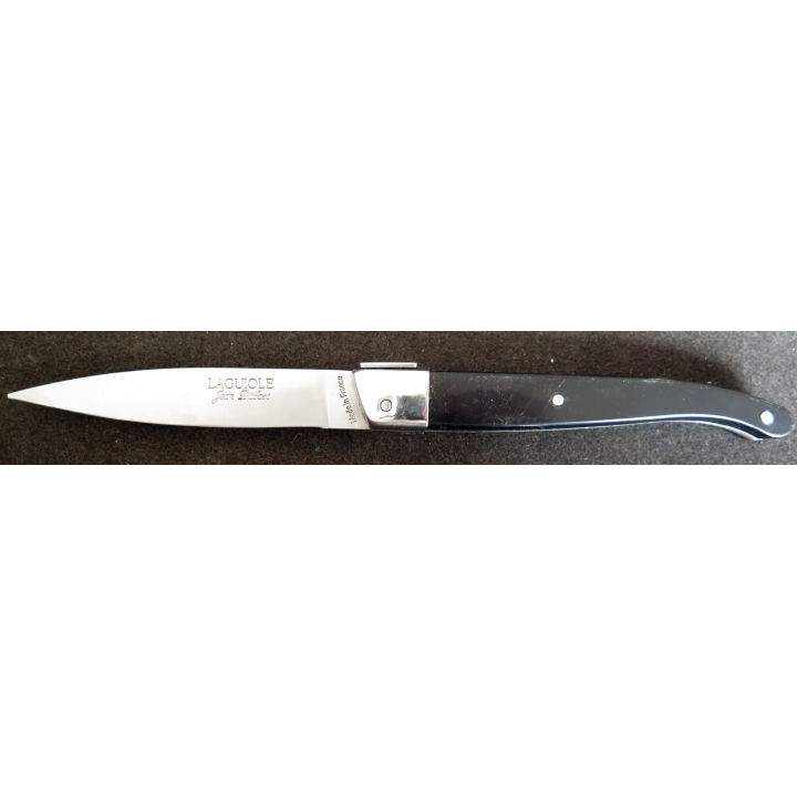 Couteau de poche Laguiole Jean Dubost en acier manche en baquelite longueur repliée 11,5 cm