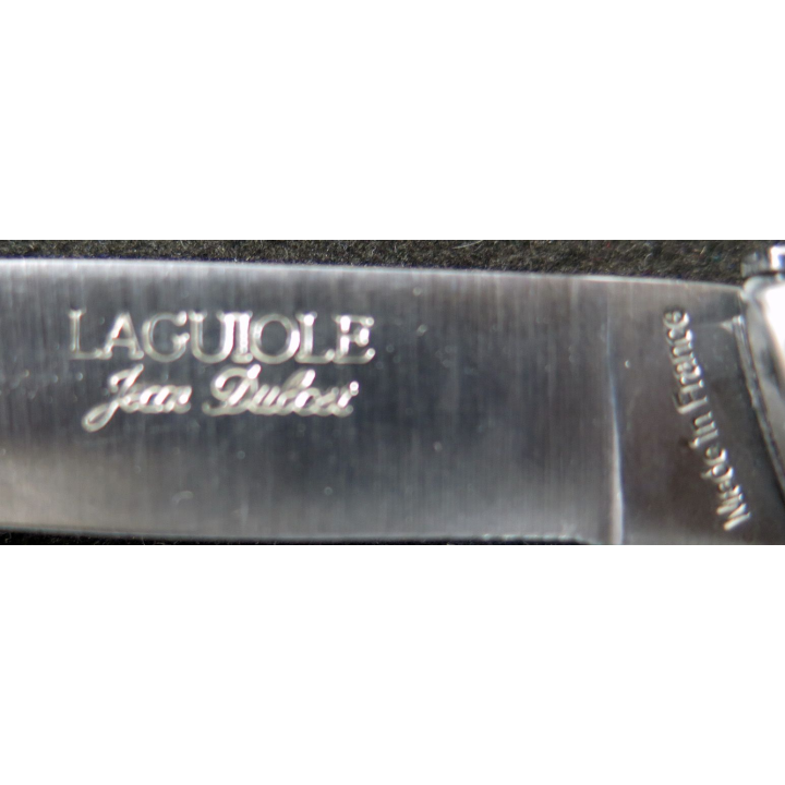 Couteau de poche Laguiole Jean Dubost en acier manche en baquelite longueur repliée 11,5 cm