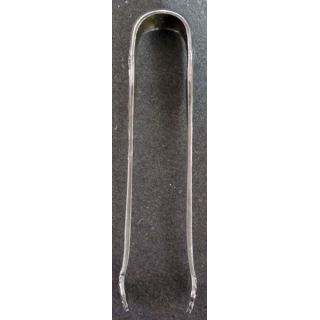 Pince à sucre en métal argenté de hauteur 13,5 cm 