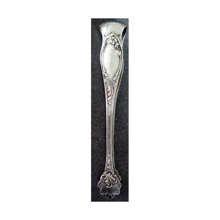Pince à sucre en métal argenté de hauteur 13,5 cm 
