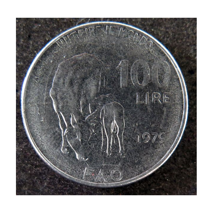 ITALIE : pièce de 100 lires 1979