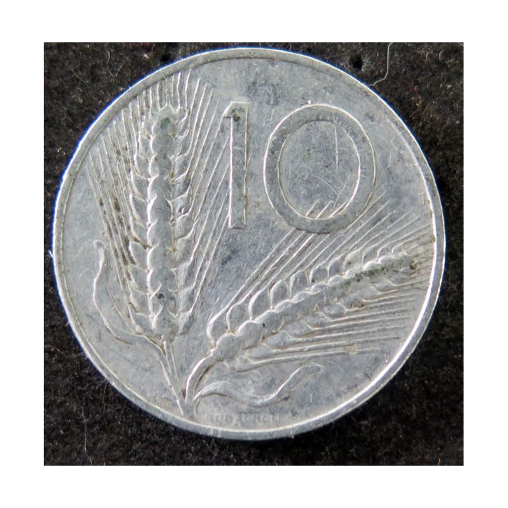 ITALIE : pièce de 10 lires 1952