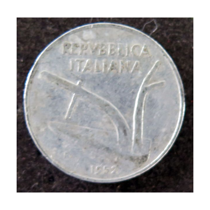 ITALIE : pièce de 10 lires 1952