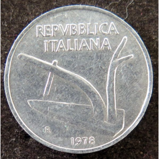 ITALIE : pièce de 10 lires 1978