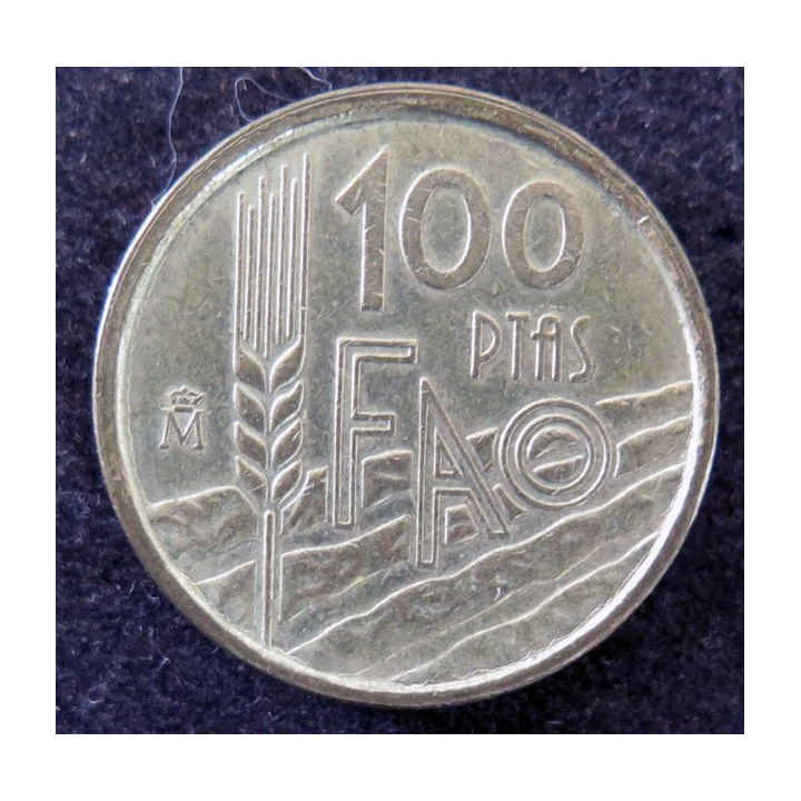 ESPAGNE : pièce de 100 Pesetas 1978