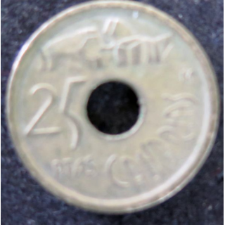 ESPAGNE : pièce de 25 Pesetas 1994