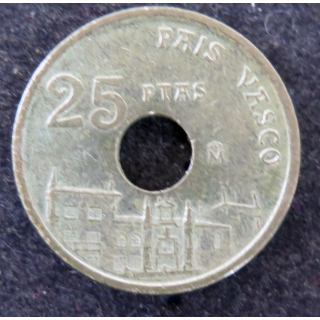 ESPAGNE : pièce de 25 Pesetas 1998