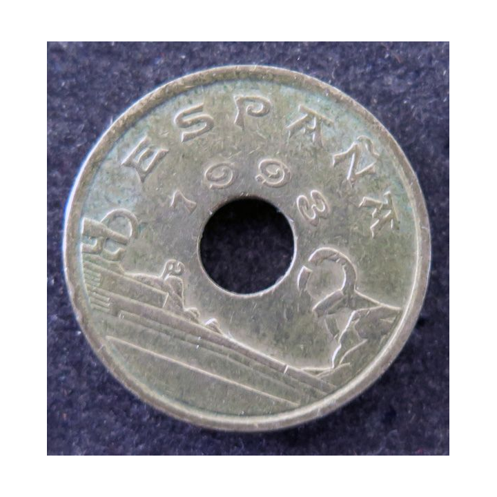 ESPAGNE : pièce de 25 Pesetas 1998