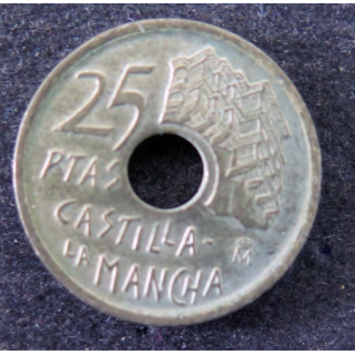 ESPAGNE : pièce de 25 Pesetas 1996