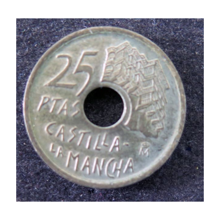 ESPAGNE : pièce de 25 Pesetas 1996