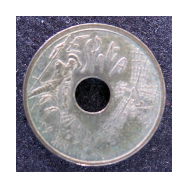 ESPAGNE : pièce de 25 Pesetas 1996