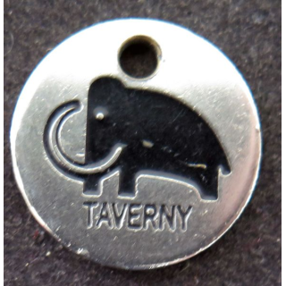 jeton de caddie de l'Ouverture du mammouth de Taverny