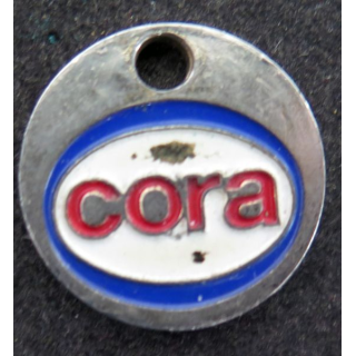 jeton de caddie de la Nouvelle Carte Cora