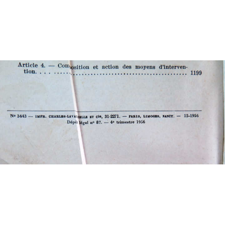 TTA 116 Manuel du Gradé partie commune à toutes les armes 1956