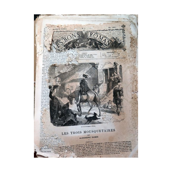 Revues les Bons Romans du n°1 mai 1860 au n° 44 Octobre 1860 