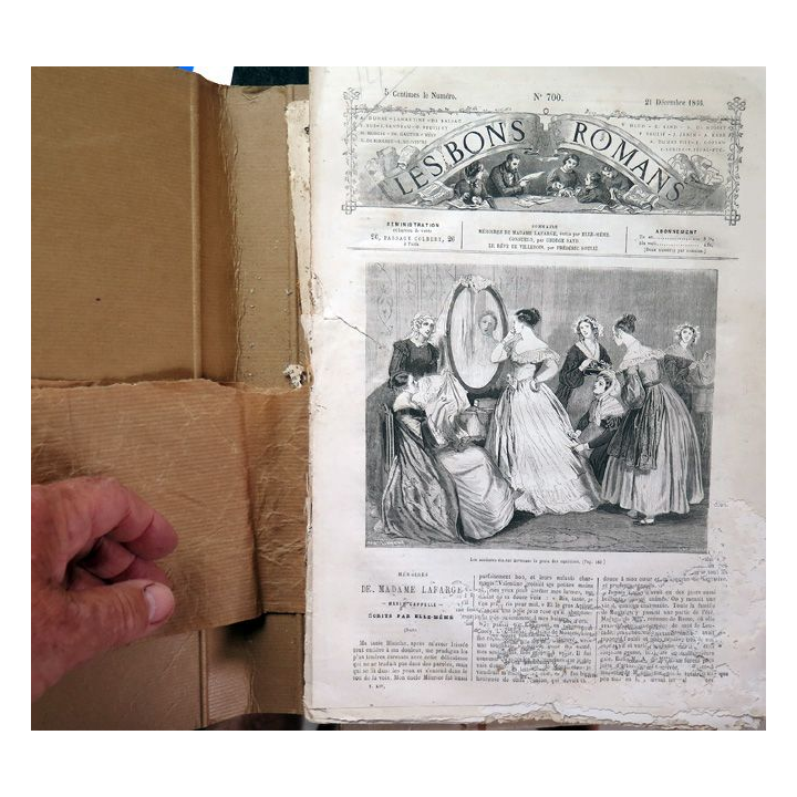 Revues les Bons Romans du n°700 21 décembre 1866 au n° 728 29 mars 1837