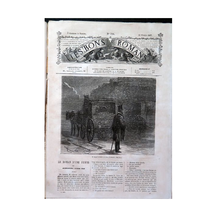 Revues les Bons Romans du n°700 21 décembre 1866 au n° 728 29 mars 1837