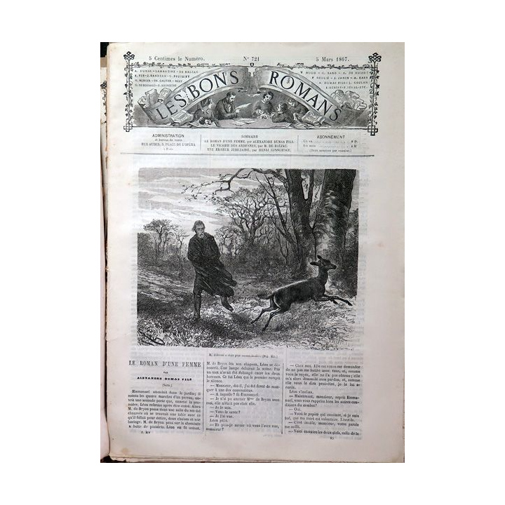 Revues les Bons Romans du n°700 21 décembre 1866 au n° 728 29 mars 1837