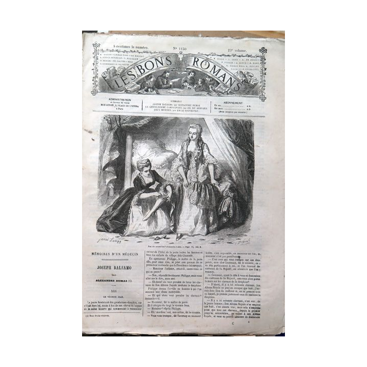 Revues les Bons Romans 23° volume du n°1150 au n° 1196 avec quelques manques
