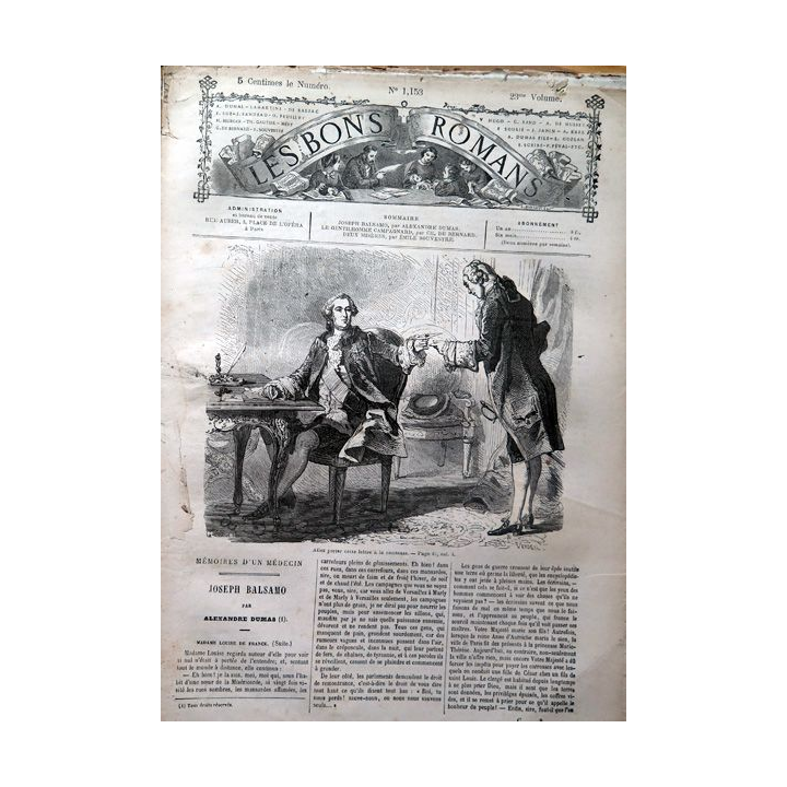 Revues les Bons Romans 23° volume du n°1150 au n° 1196 avec quelques manques