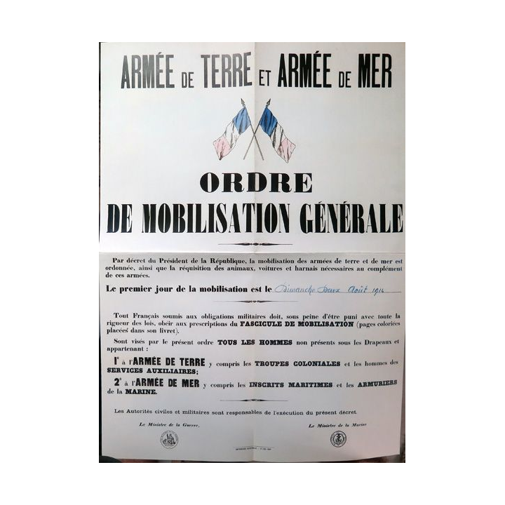 1914-1918 La Grande guerre N°1 L'invasion allemande