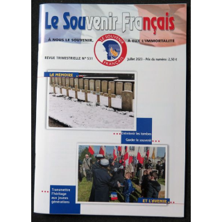 Le Souvenir Français N° 531 : bulletin Juillet 2023