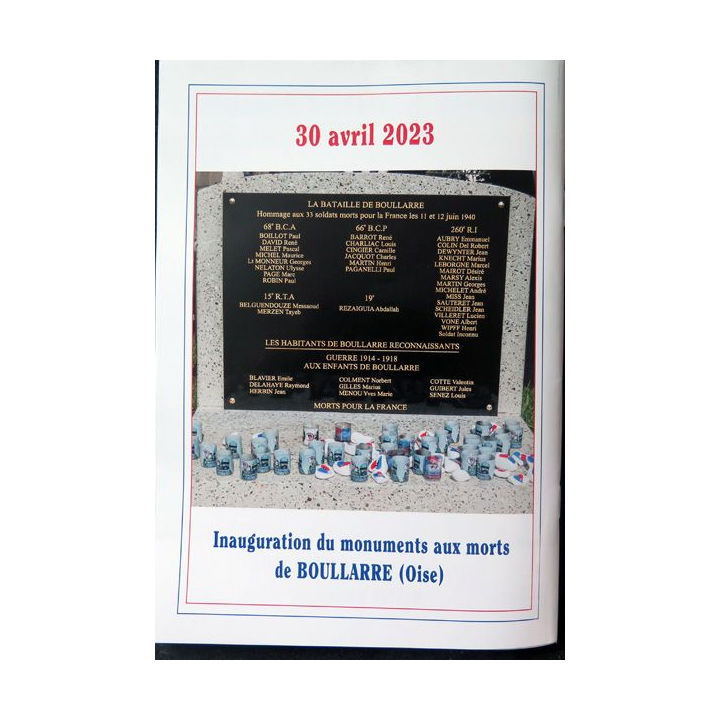 Le Souvenir Français N° 531 : bulletin Juillet 2023