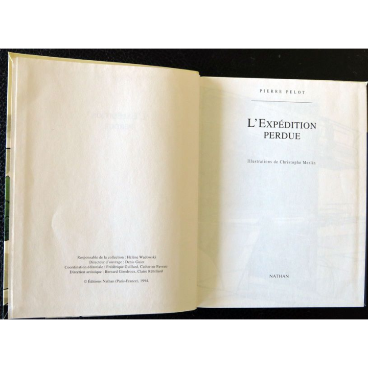 L'expédition perdue de Pierre Pelot aux Editions Nathan