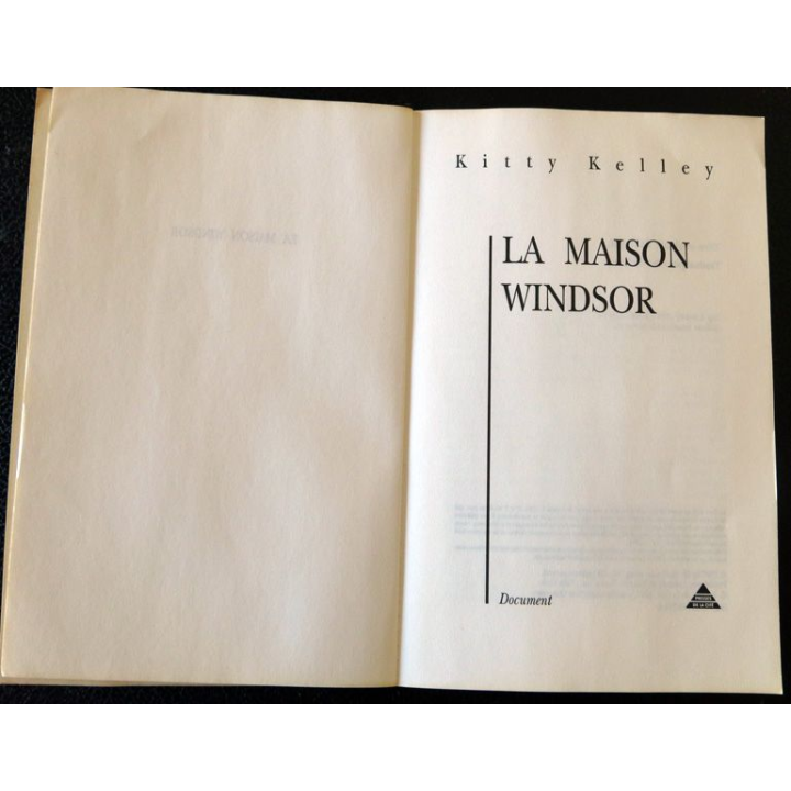 La maison Windsor de Kitty Kelley aux éditions Presses de la Cité