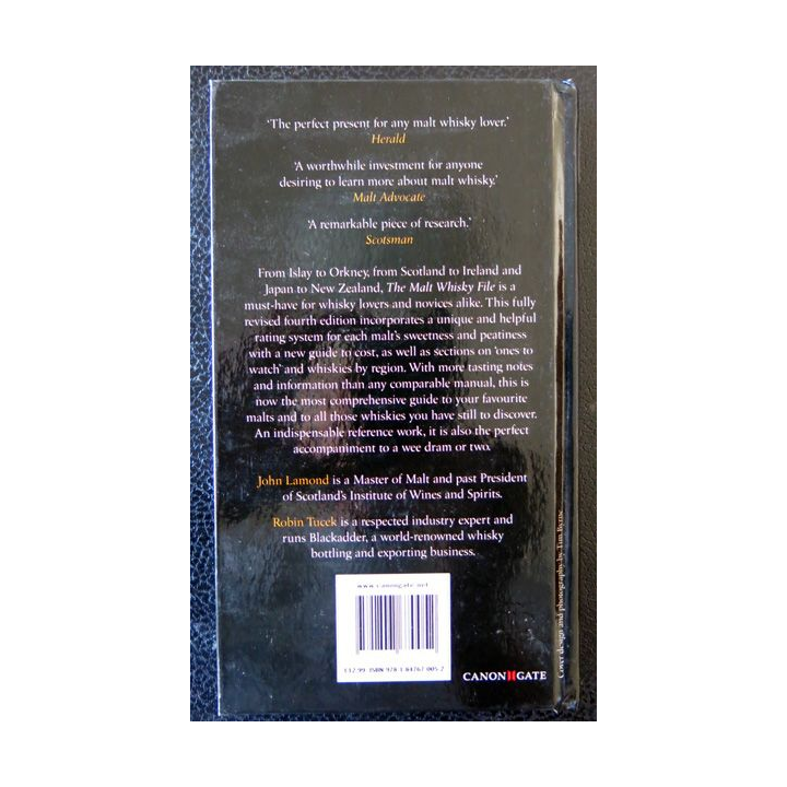 The malt Whisky file de John Lamond and Robin Tucek aux éditions Canongate