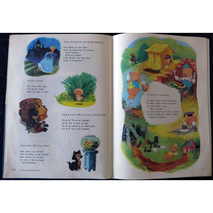 Le monde enchanté de Walt Disney : Pays des merveilles - Les Editions du Livre de Paris