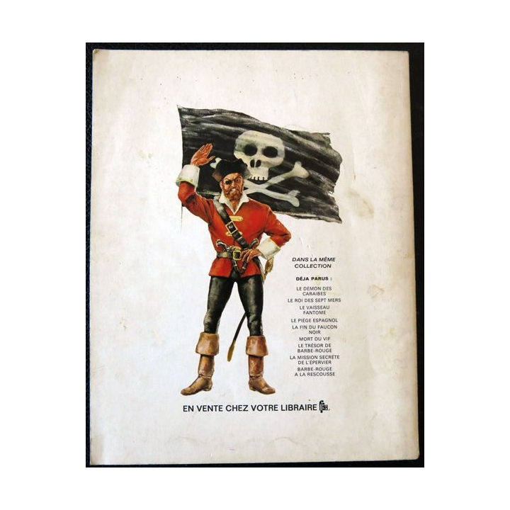 Les aventures de Barbe rouge : L'île de l'homme mort, Texte Charlier - dessins Hubinon, Dargaud Editeur (1967)