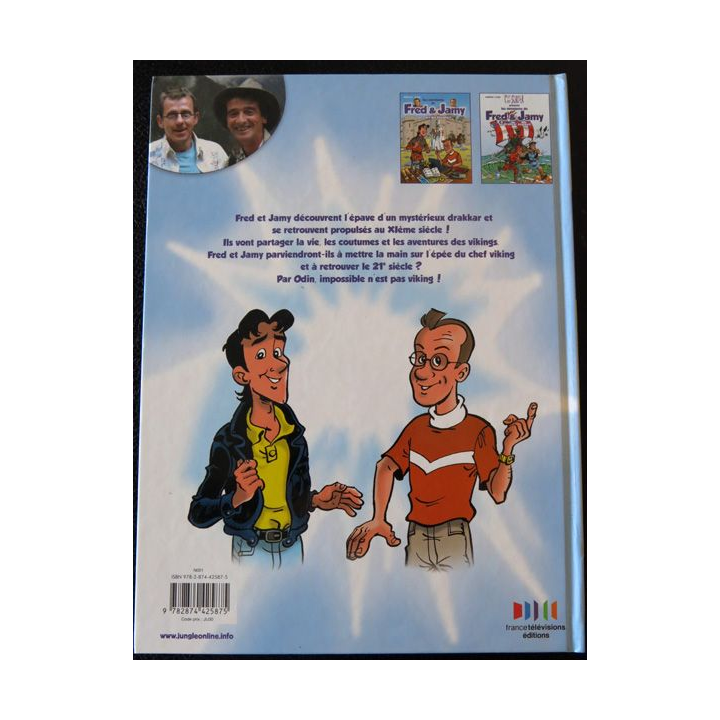 Les aventures de Fred & Jamy : Le drakkar englouti de Robberech - Di Sano, France Television Editions