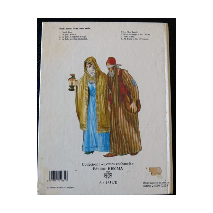 Ali Baba et les 40 voleurs - illustrations de  J.L Macias, aux Editions Hemma
