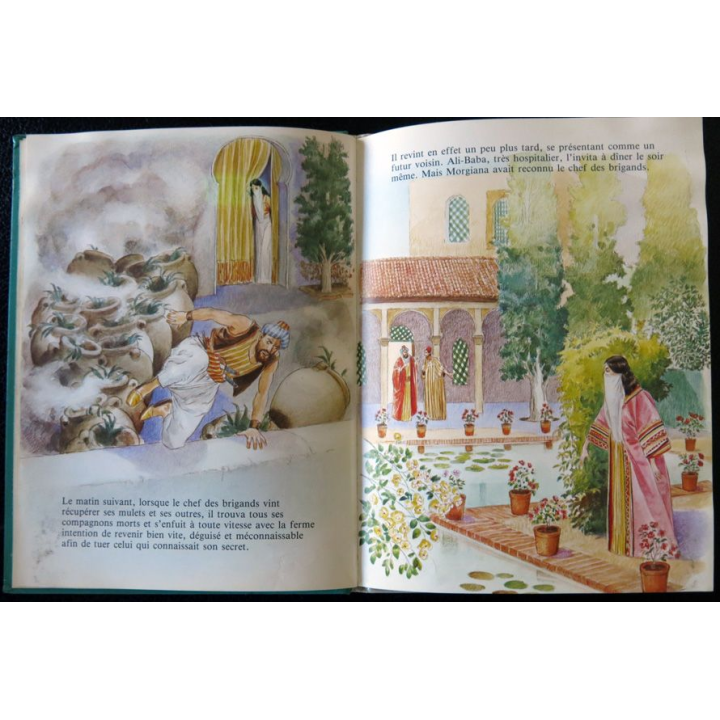 Ali Baba et les 40 voleurs - illustrations de  J.L Macias, aux Editions Hemma