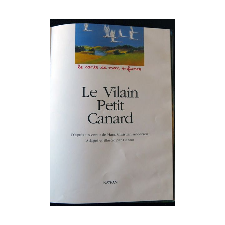 Le vilain petit canard - illustrations de Hanno, aux Editions Nathan