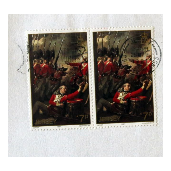 Lot de 7 cartes postales infanterie anglaise 1781 Dessin de Henry Fowler