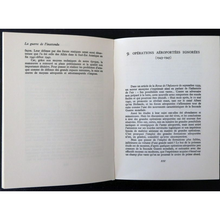 La guerre de l'inattendu d'Albert Merglen aux Editions Arthaud