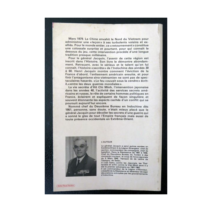 Guerre secrete en Indochine de Henri Jacquin aux Editions Olivier Orban