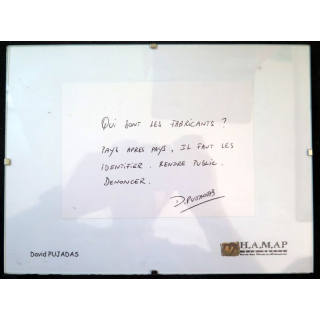 Dédicace originale de David Pujadas, présentateur de Télévision